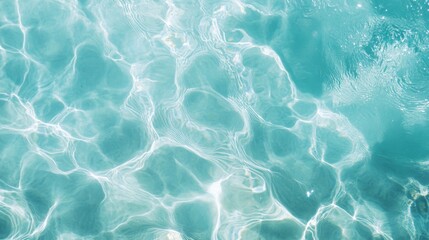 Obraz na płótnie Canvas Ethereal abstract blue color water wave surface, pure natural swirl pattern texture, background photography.