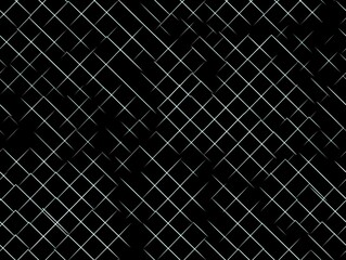 Fototapeta premium Abstract Pattern of Intersecting Diagonal Lines on Black Background