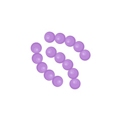 streptococcus pneumoniae bacteria illustration