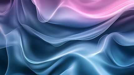 Obraz premium Abstract Blue Pink Wave Pattern Design