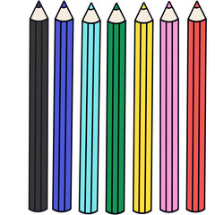 Colored pencils 