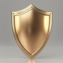 Golden security shield