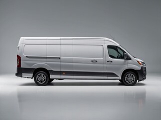 A side-profile shot of a van