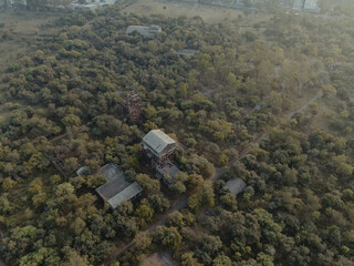 view of the abandoned factory