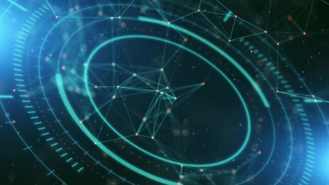 Technology and science background concept