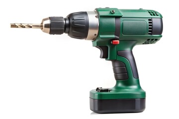 electric drill isolated on white
