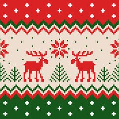 Christmas seamless pattern design for fabric and for all business
