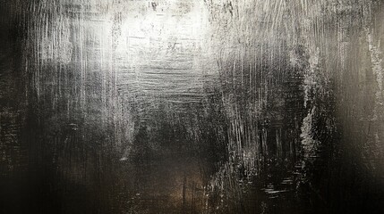 Fototapeta premium Abstract texture showing water droplets on a fogged surface.