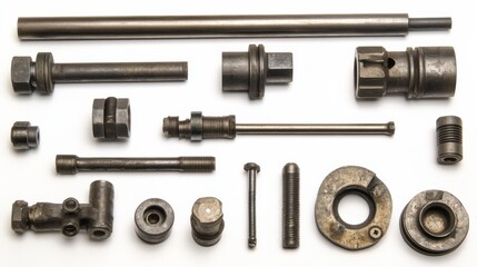 Dismantled Parts in Sharp Macro View