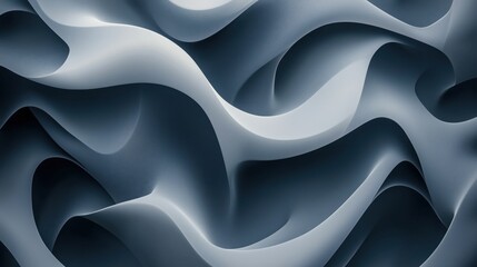 Abstract 3d background with curves and swirls