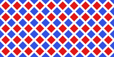 red and blue seamless geometric pattern