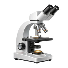 Professional Microscope Cut-Out PNG - Optical Tool for Laboratory, Clinical, and Biochemistry Research Advertisement 2025