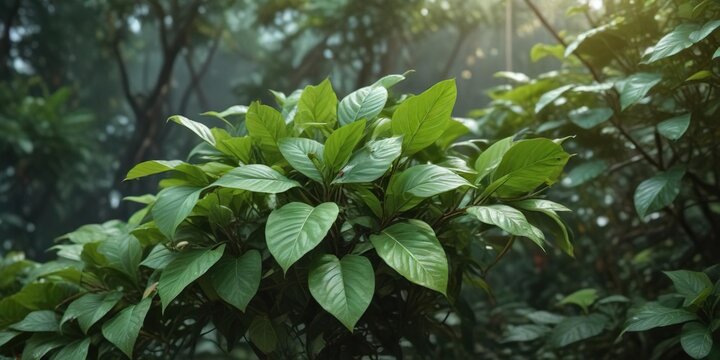 Wild betel leafbush leaves with powerful antioxidants, plant, leaves, powerful, green, wild betel leafbush