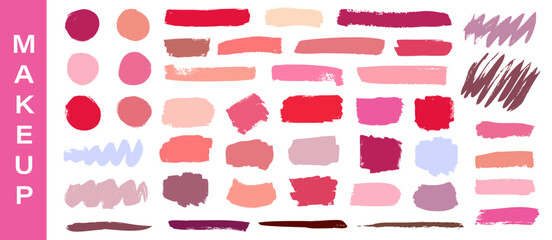 Color Palette Lipstick Brush Splashes Set Make up