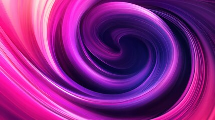 Abstract Swirling Pink and Purple Vortex Design