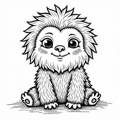  Fluffy Baby Sloth With Big Adorable Eyes