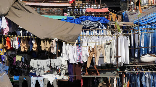 Dhobi Ghat Mumbai Laundry clean clothes