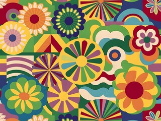 Abstract poly printable paint retro vintage backgrounds