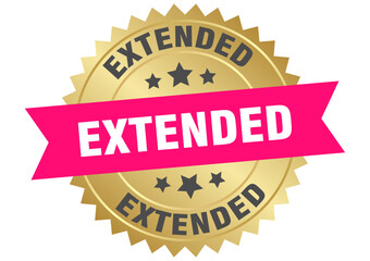 EXTENDED label, sign, seal