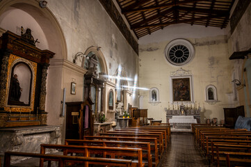 Fototapeta premium Isernia, Molise. Church of Santa Chiara 281024