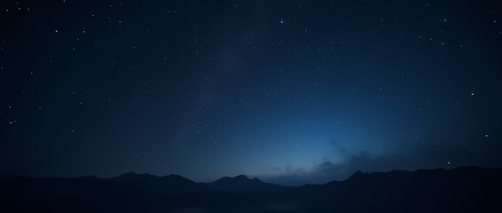 Fototapeta premium wallpaper dark night, stars and space, soft starlight