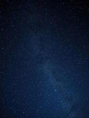 Obraz premium Deep indigo night sky, countless stars glimmering, universe, nocturnal, stellar