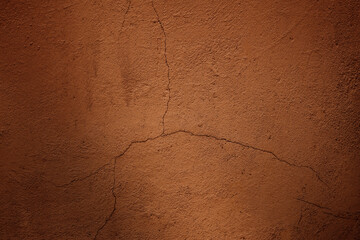 crack brown old concrete wall background