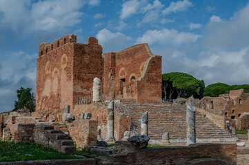 Ostia, Lazio. Archaeological Park of Ostia Antica