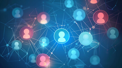 Enhance digital communication with social media network and viral sharing background, showcasing a modern internet connection system. Ideal for online sharing and wireless technology themes.