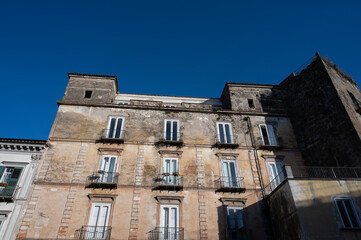Teano, Campania. View of the historic center 1124