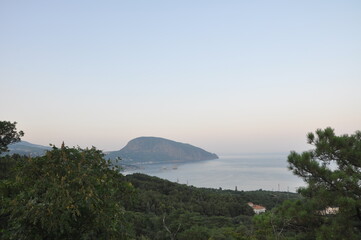 Crimea sea side, bear's mountain, Ayu-Dag