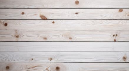 Obraz premium White Pine Wood Planks Background - Horizontal Natural Texture for Interior, Wall, and Design Projects
