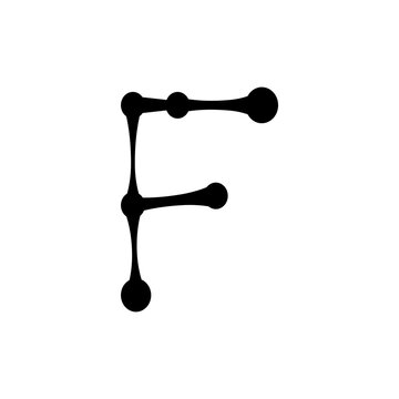 recommend clip art: Technology icon letter F isolated in white background. 
                    Letter F technology icon logo.