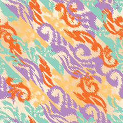 abstract ethnic motif seamless pattern