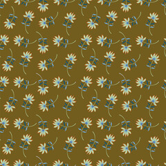 Beautiful Flower Pattern, Floral Seamless Digital Design,Watercolor Textile Allover Abstract Design.On Background