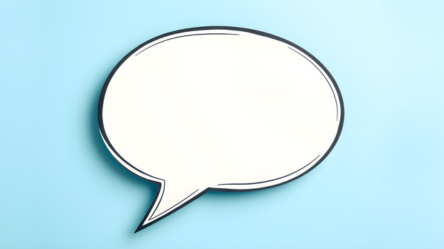 Hand drawn speech buble. Speech bubbles talk bubbles. AI generated image, ai.