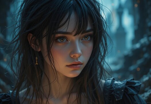 ry beautiful girl in different styles and poses