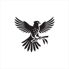 eagle with wings vector