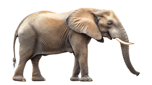 recommend clip art: Elephant wildlife drawing animal isolated on a white background