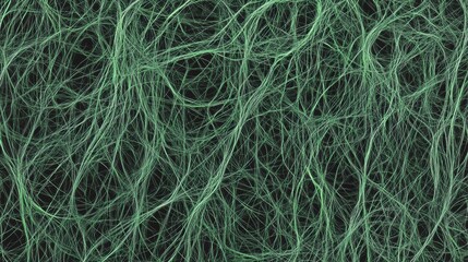 Intricate, interconnected web of twisting moss green, pale mint, and dark olive roots forming organic patterns, resembling a dense network of tangled vines or ancient forest roots spreading across