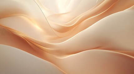 Abstract Beige and Gold Wave Pattern Background