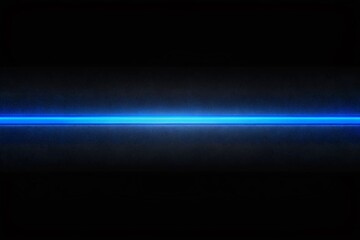 Obraz premium Panoramic Blue Line Abstract Background - Stunning Digital Art Image