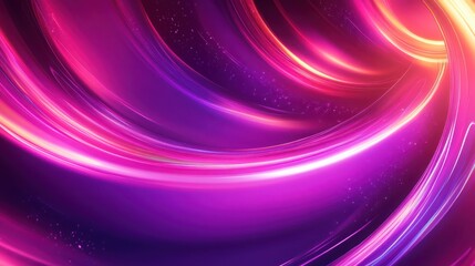 Obraz premium Abstract Swirling Pink and Purple Light Trails