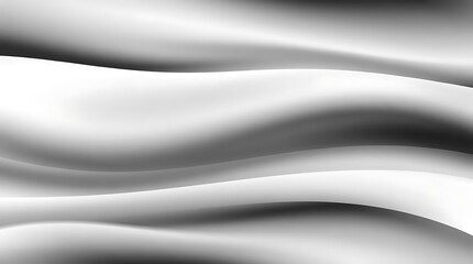 Fototapeta premium Fluid White Drape: Abstract image of elegant, flowing white fabric with soft shadows and highlights, creating a luxurious and serene texture. Perfect for backgrounds, presentations.