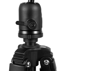 Camera tripod close up