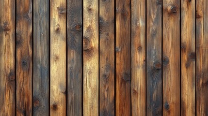 Fototapeta premium A close-up shot of a wooden wall with intricate grain patterns and natural imperfections