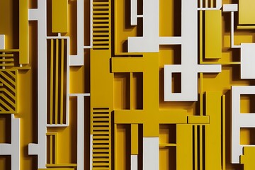Trendy modern abstract background yellow and white colors trendy geometric modern design background