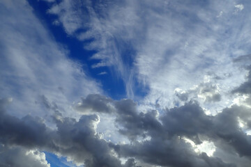 Colorful cloudscape