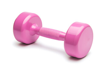 Obraz premium Colorful Fitness Dumbbell Weights Isolated On White Background
