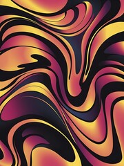 Fototapeta premium Fluid shapes composition wavy abstract cover design creative colorful wallpaper trendy gradient poster vector illustration
